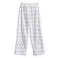 Doodle Print Wide-Leg Lounge Pants