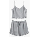 Ruffle Cami & Shorts Pajama Set