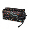 Sports City Print Cosmetic Wristlet