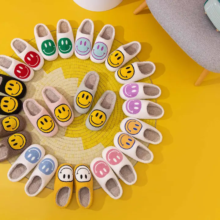 Smiley Face Slippers