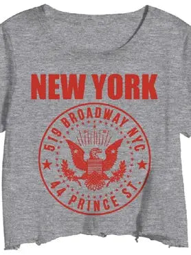 New York Graphic Crop Tee